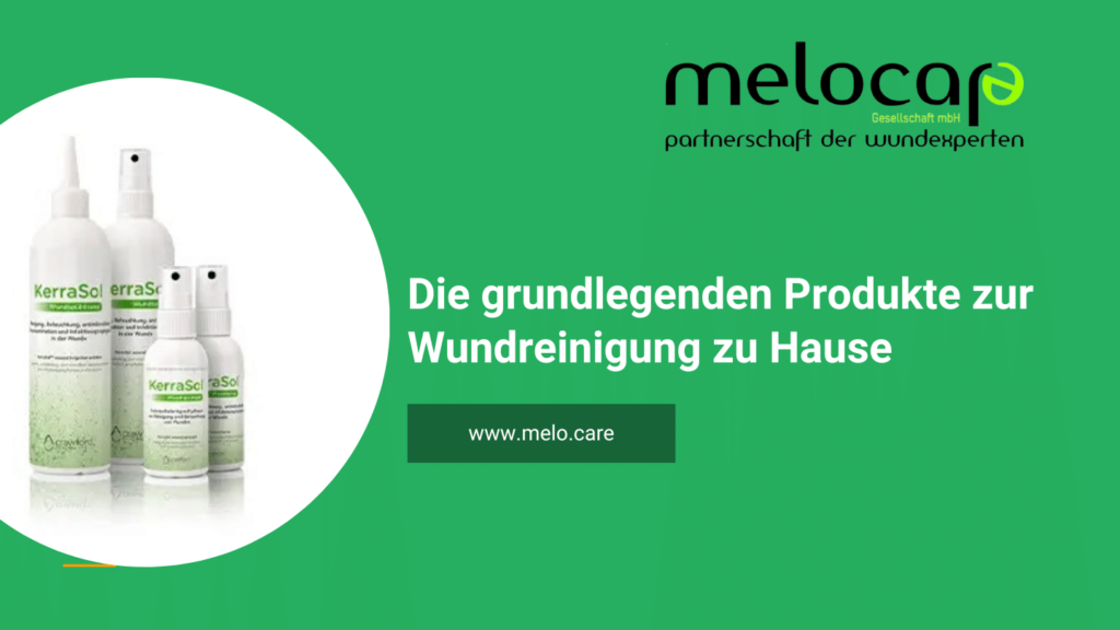 Die grundlegenden Produkte zur Wundreinigung zu Hause